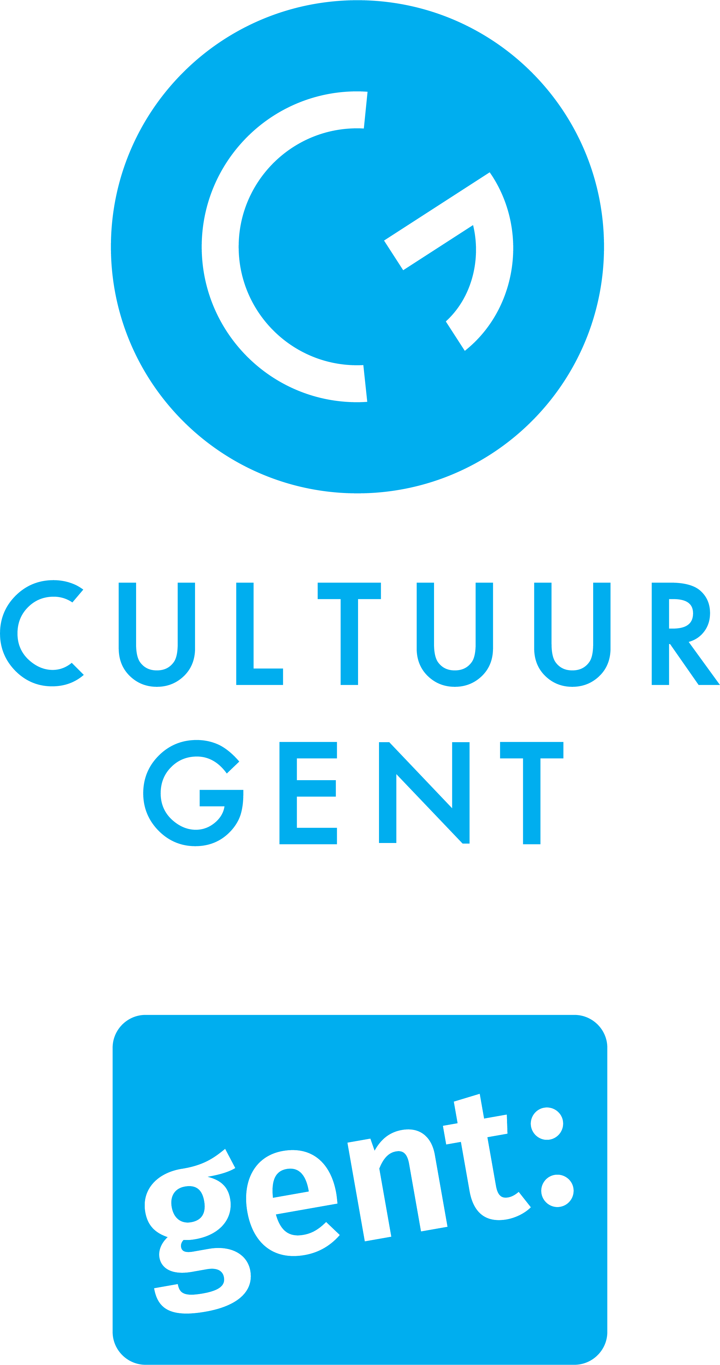 logo's Cultuur Gent & Stad Gent print CMYK verticaal cyaan.png