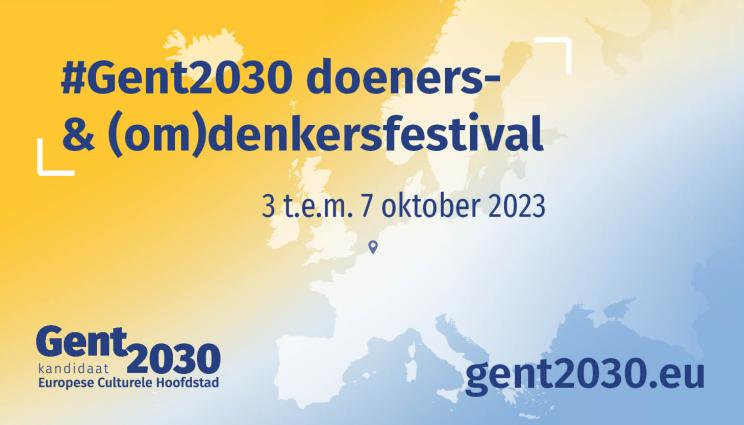 #Gent2030 festival toolkit campagnebeeld