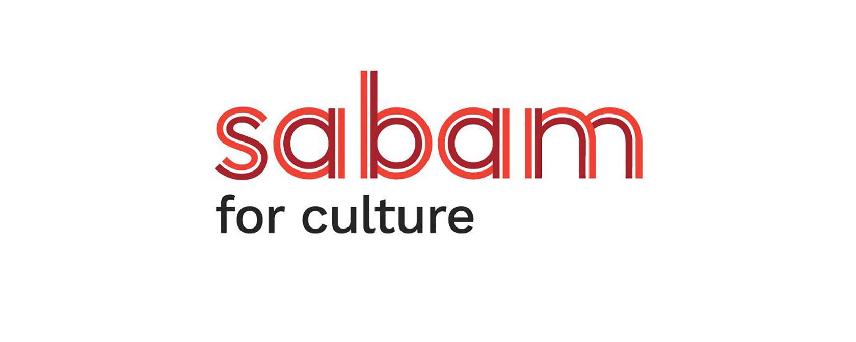 sabam logo met slogan 'for culture' er onder