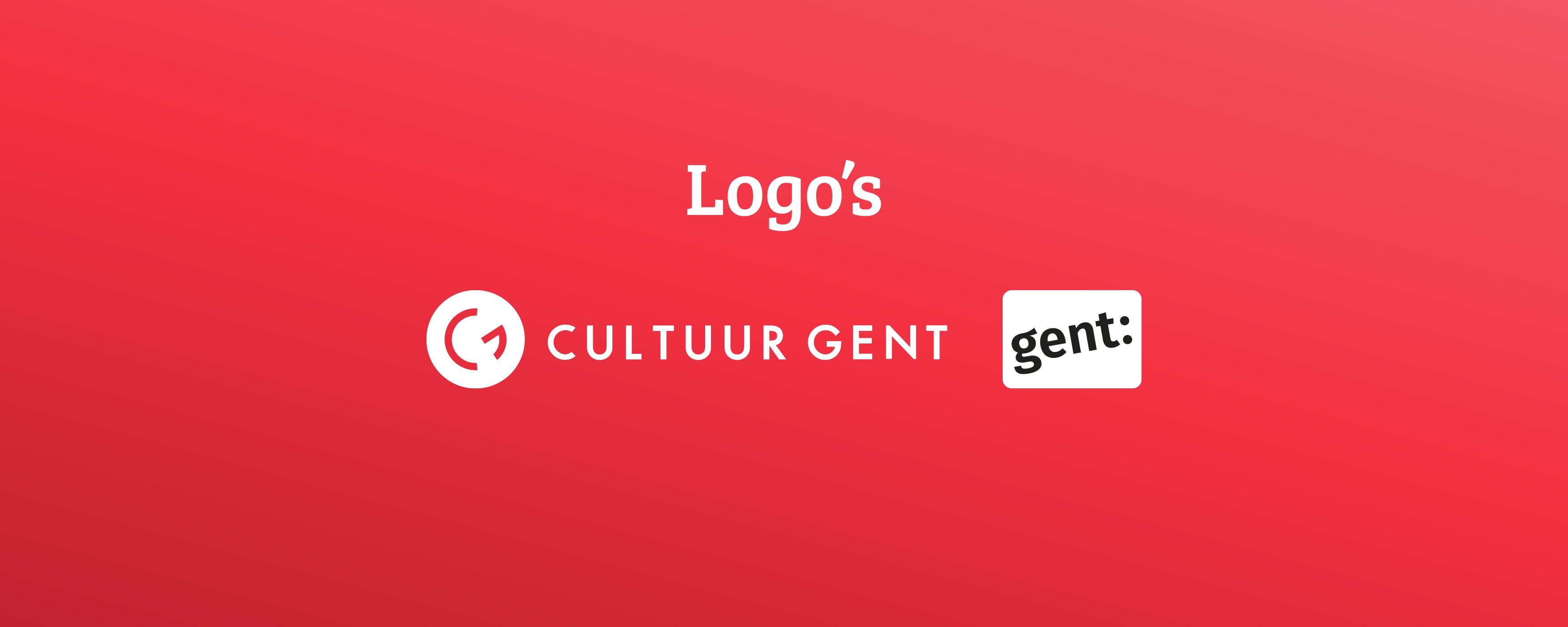 Logo's Cultuur Gent & Stad Gent