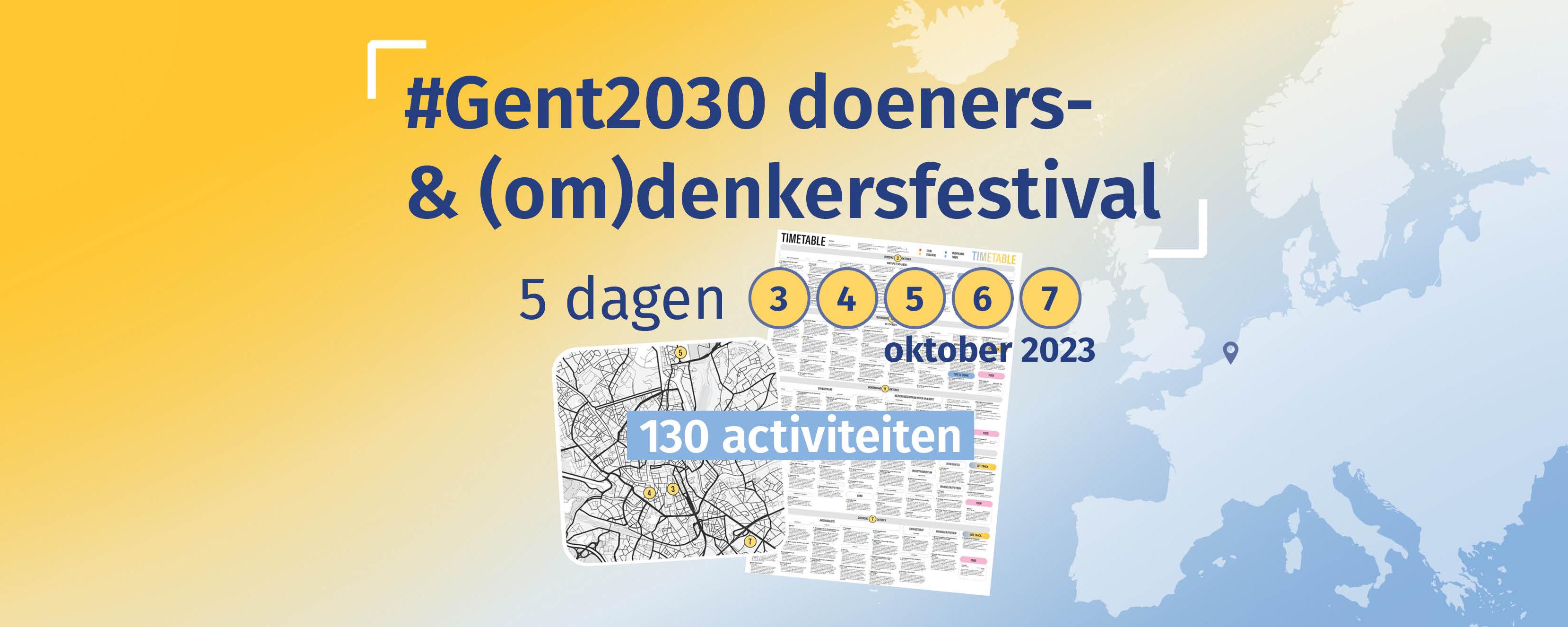 #Gent2030 Doeners- en (om)denkersfestival