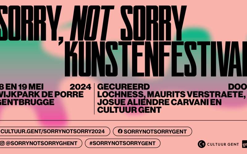Sorry, Not Sorry kunstenfestival 2024