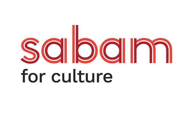 sabam logo met slogan 'for culture' er onder