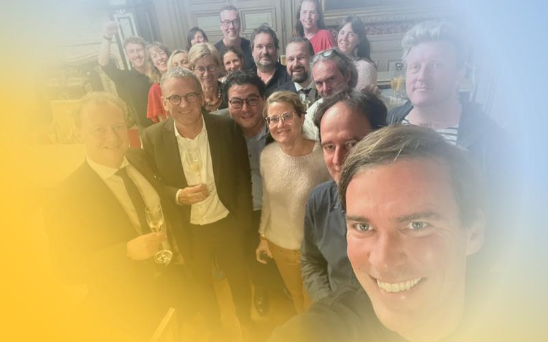 selfie van de leden van Gent2030 vzw